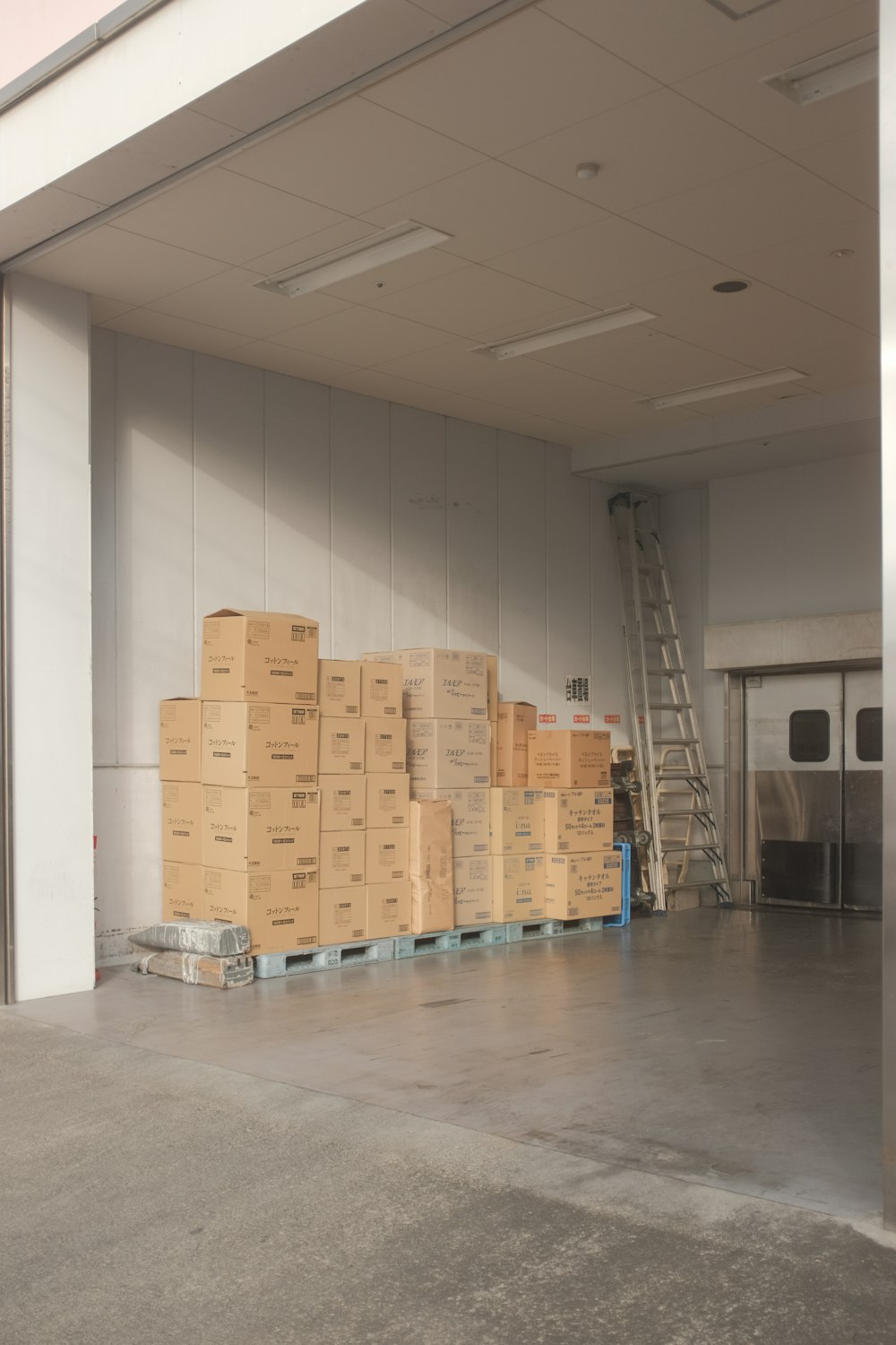 Packed cardboard boxes ready for moving day